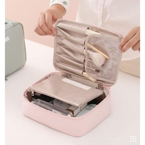 Multifunction Travel Cosmetic Bag Women Makeup Bags Toiletries Organizer Waterproof Female Storage Make up Cases