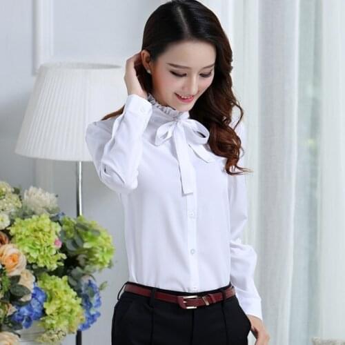 My New In Stand-up Collar Blouses