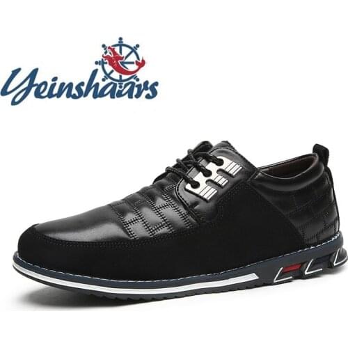 New Mens Shoes Breathable Fashion Tooling Round Toe Casual Leather Shoes Flat Sneakers Leisure Walk Adulto shoes Plus Size 47 48