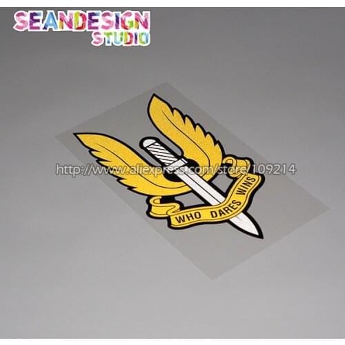 Special Air Service SAS Auto Car SUV Motorcycle Waterproof Military Stickers And Decals J01