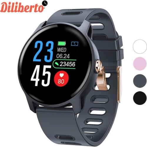 Diliberto S08 Smart Watch Men IP68 Waterproof Fitness Tracker Heart Rate Monitor Women Clock Sport Smartwatch for Android IOS