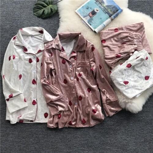 Winter Warm Women Pajamas Set With Pants Sexy Pijama Sleepwear For Women Sleeveless Strap Nightwear Pyjama 2 orders