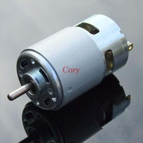 1PC 775 DC Motor 12V-36V Round Shaft Ball Bearing Large Torque High Power Low Noise Hot Sale Electronic Component Motor