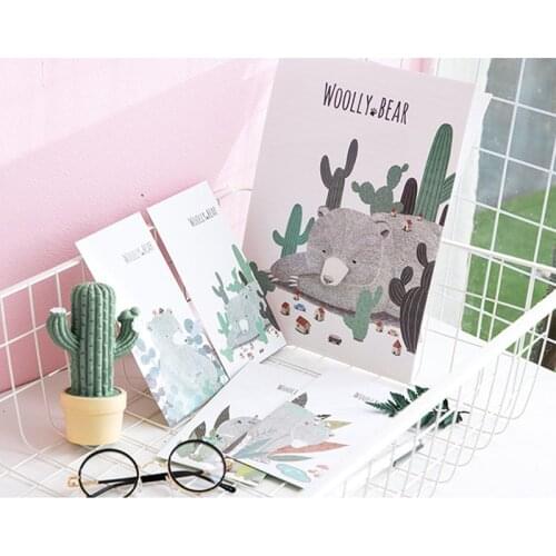 4 Sets Kawaii Cartoon 3pc Envelopes 6pc Writing Letter Paper Pad Office School Stationery Set Sleeping Animals Mailer Lover Mail