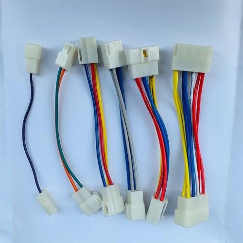 6.3mm 0.85MM 2P 3P 4P 6P 6.3mm Electrical 6.3 Connector Kits Male Female Extension Socket plug Motorcycle Automotive Connector