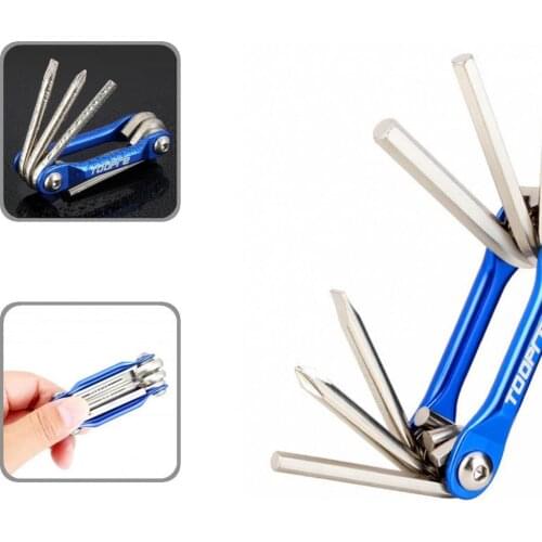 Accessory 1Set Practical Shock Absorbing Mini Wrenches Set Chrome Vanadium Steel Wrenches Kit Anti-oxidation for Bicycle