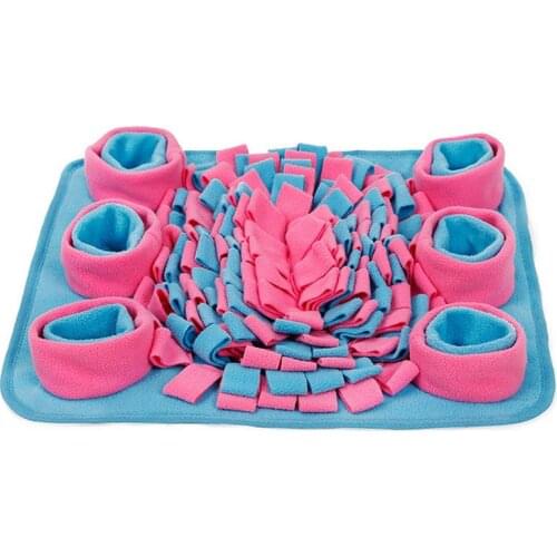 Dog Cat Sniffing Mat Slow Feeder Pet Consuming Energy Sniffing Training Blankets Release Pressure Puzzle Pet Supplies