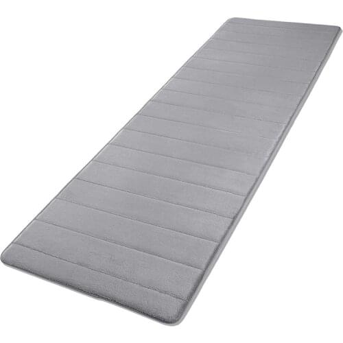 Hot XD-Memory Foam Soft Bath Mats - Non Slip Absorbent Bathroom Rugs Extra Large Size Runner Long Mat for Kitchen Bathroom Floor