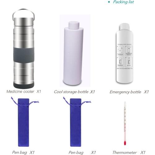 Small medicina cooler case Small fridge Small ice fridge cooler refrigerator for cosmetics diabetes Portebla medication cooler