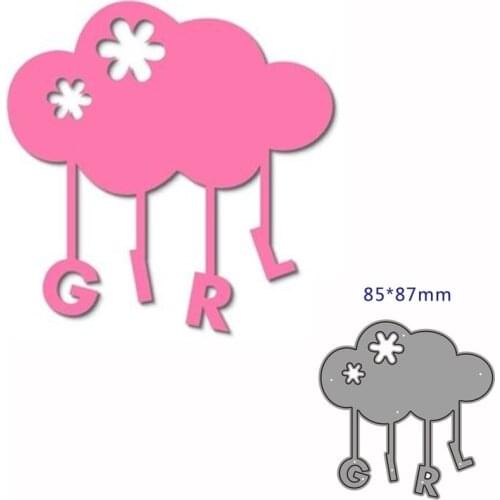 Metal cutting dies cut die mold baby girl decoration Scrapbook paper craft knife mould blade punch stencils dies