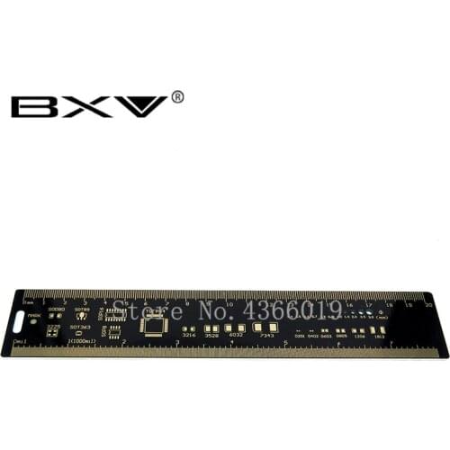 1Pcs 20cm Mutifunctional PCB Engineering Ruler PCB Ruler PCB Package Unit Electronic Engineer Required Protractors
