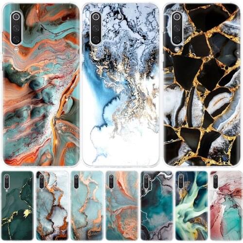 Fashion Geometric Marble Silicon Phone Case For Xiaomi Redmi Note 10 9 8 9S 8T 7 6 5 6A 7A 8A 9A 9C Pro Customized Cover Coque