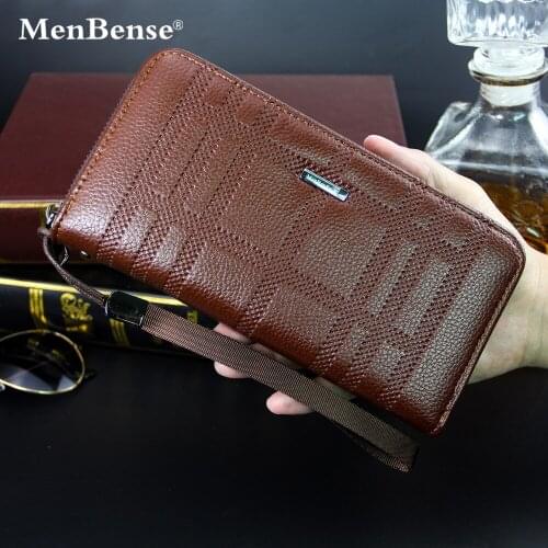 Mens wallet Long Black New Men Wallets Long Fashion Buckle Embossed Multi-Card Magnetic Trifold Bag Mens Wallet Business 598