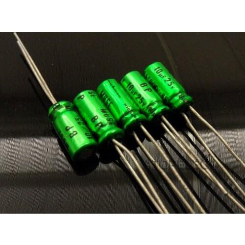 10pcs NEW Nichicon MUSE BP ES 10uF/25V (Bi)Non Polar Nonpolar Bipolar HiFi Audio Capacitor