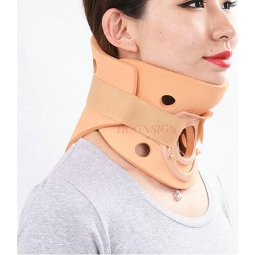 Neck traction Adult Neck Support Polymer Soft Fixed Necks Orthosis Cervical Cervix Frame Traction Stretch Care Tool Medical