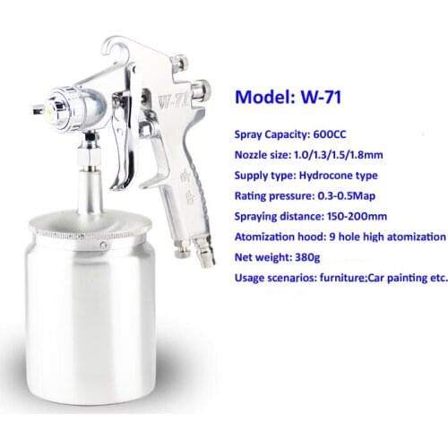 600CC Spray Gun Paint Spray Gun DIY spray gun HVLP sprayer Control Spray Power Paint Sprayers