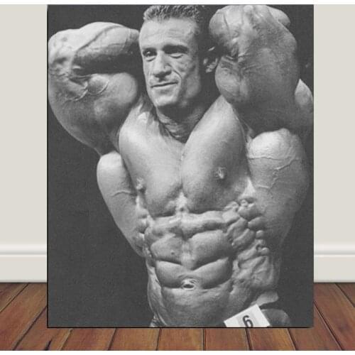 Dorian Yates English Top Bodybuilder Mr Poster Painting Art Poster Print Canvas Home Decor Picture Wall Print