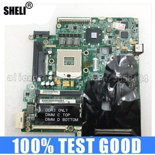 SHELI M6500 PC Mainboard for DELL Laptop Motherboard 0GNN2M Full Tesed DDR3 Inspiron Intel Integrated