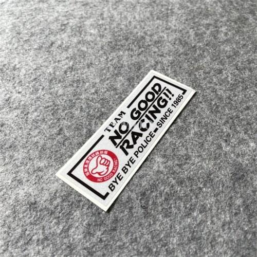Reflective Stickers Japanese No Good Racing Team Motor Vans Graphics Car Styling Vinyl Decals