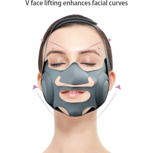 Face V Shaper Thin Facial Slimming Bandage Relaxation Cheek Massager Facial Lifting V-Line Lift EMS Therapy Device Beauty tool