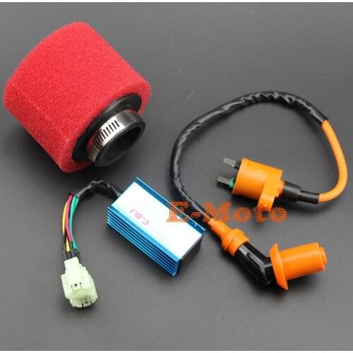 Scooter Racing CDI High Performane Ignition Coil High Flow Air Filter GY6 50cc free shipping