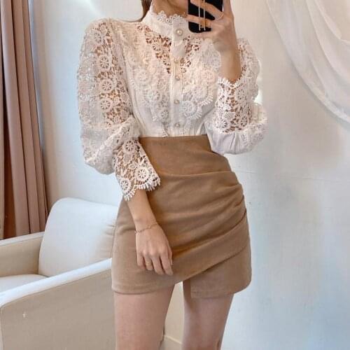 YD-EVER Womens White Shirts