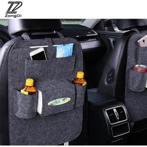 ZD 1X Car back seat storage bag backpack Styling For Nissan qashqai Citroen c4 c5 c3 Chevrolet cruze aveo Peugeot 307 accessorie