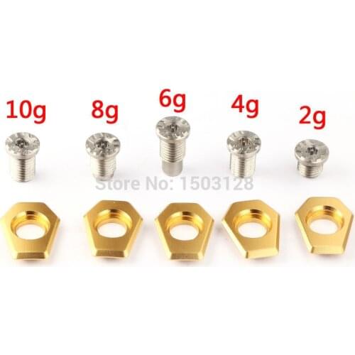 One Piece 2g 4g 6g 8g 10g Golf Weight with Screw Replacement for M2 Driver Free Shipping
