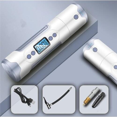 12V 150PSI Portable Air Compressor Inflator Multi-function Wireless Smart Car Tire Inflator with Battery for Car Bicycle