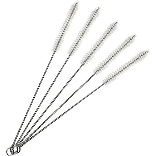 5Pcs/lot Feeding Bottle Cleaning Brush Stainless Steel Wash Drinking Pipe Straw Baby Bottle Brushes Cleaner