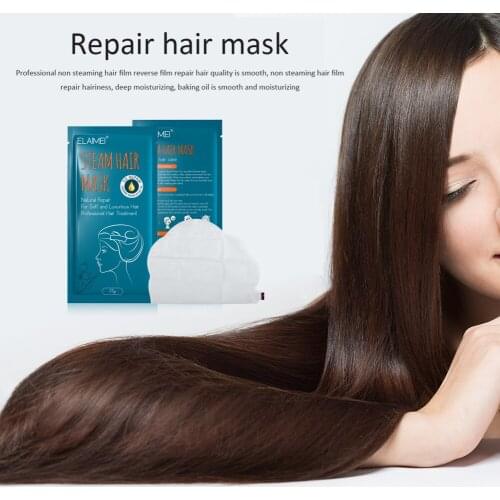 Automatic Heating Steam Hair Mask Keratin Repair Dry Damaged Replenishment Anti Hair Loss Moisturizing Nourishing Oil