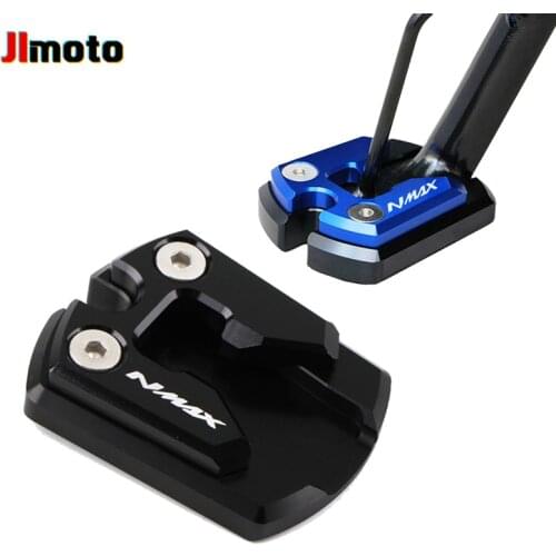 For Yamaha NMAX155 N-MAX155 NMAX 155 2015-2019 High Quality Motorcycle CNC Side Stand Kickstand Foot Enlarge Extension Plate Pad