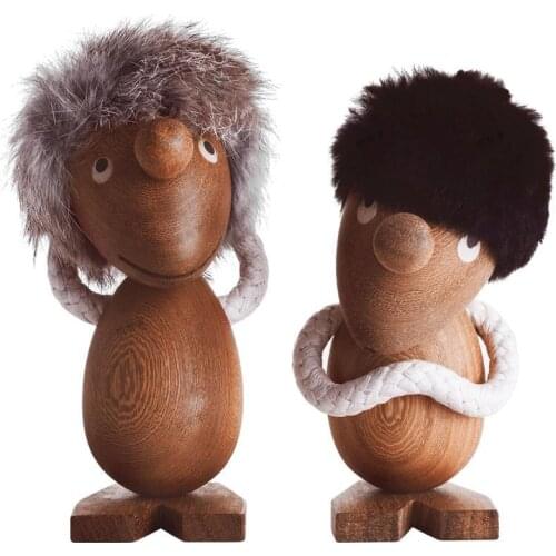 Ornaments Home Modern Statue Of Liberty Figurines For Interior Nordic And Danish Handmade Wooden Crafts Optimists And Pessimists