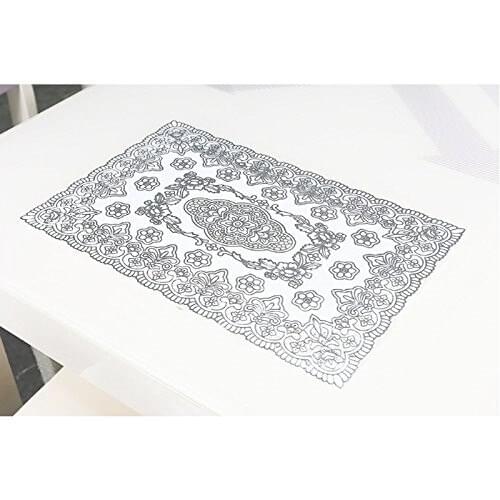 European Insulation pad contracted Cup pvc Place Mats Heat Resistant Non Slip Table Mats Coffee Tea Place Mat Christmas