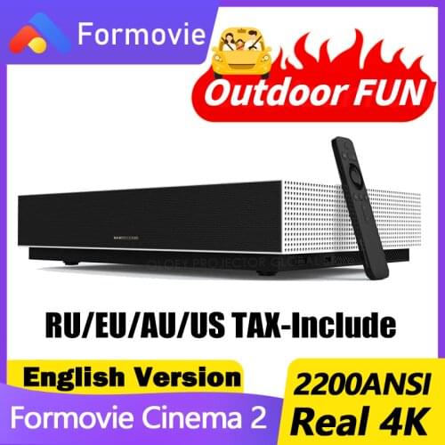 Formovie Fengmi 4K Cinema C2 Laser Projecter TV 3840*2160P 2200ANSI Lumens ALPD3.0 HDR10 MEMC Dolby Audio Beamer Home Theater