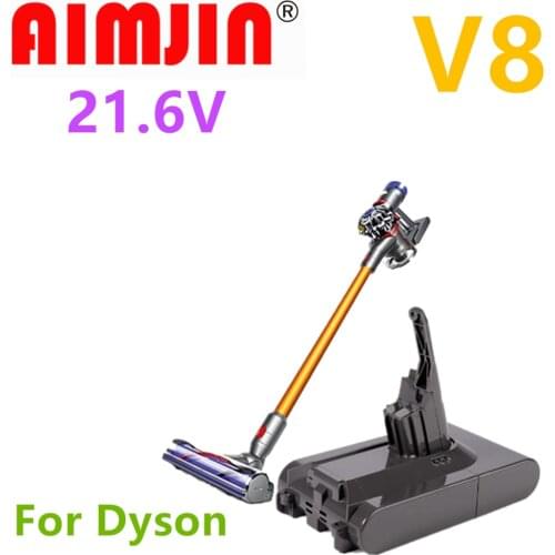21.6V 9.8/12.8/28/38Ah Li-ion Rechargeable Battery for Dyson V8 Dc62 DC58 DC59 DC61 DC62 DC74 SV07 SV03 SV09 Vacuum Cleaner