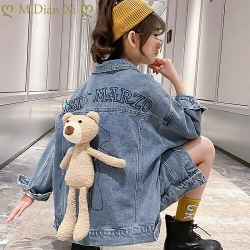 Джинсовые куртки для девочек M.Dian xi China At AliExpress