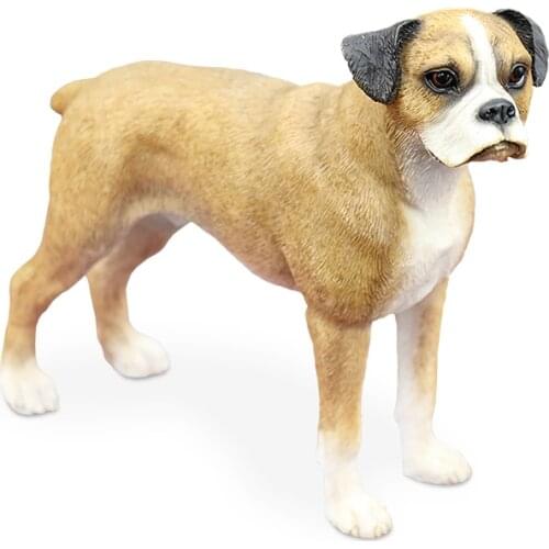 Fashion Dog Standing Posture Dog Simulation Animal Model Car Handicraft Articles Murals Decoration Crafts Gifts Home Accessories