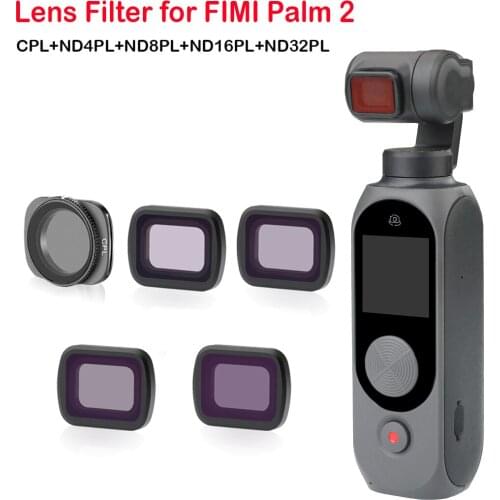 CPL NDPL Lens Filter Set Kit for FIMI PALM 2 Gimbal Camera Handheld Action Camera Accessories