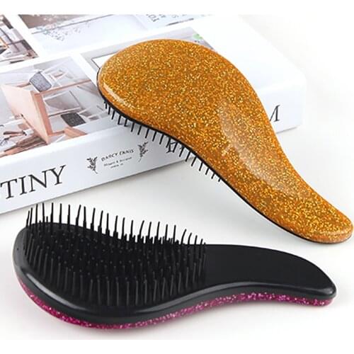 Newest Anti-static Hair Combs Tangle Hair Brush Salon Hair Beauty Styling Tools Shower Shower Massage Hairbrush Comb 5 Colors