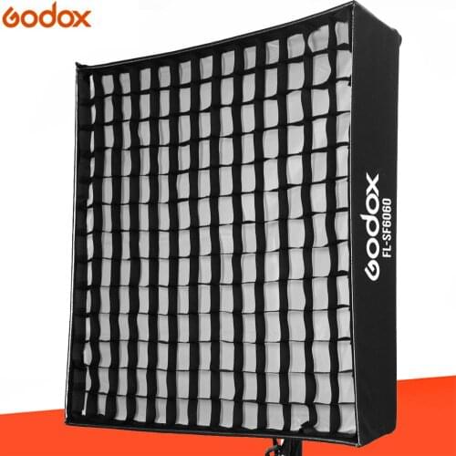 New Godox FL150S 60*60cm+Honeycomb Grid Softbox flexible portable LED Video lights+ Remote Control Bi-color 3200K-5600K