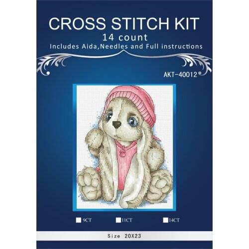Oneroom Needlework,DIY Cross Stitch,Sets For Embroidery kits,14CT&16CT,Owl Rabbit 6