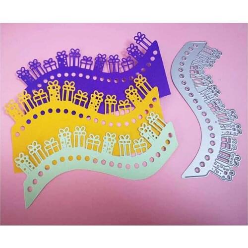 Gift Boxes Christmas Metal Cutting Dies Scrapbooking Album Navidad Cards Making Decorative Crafts Embossing Stencil Dies