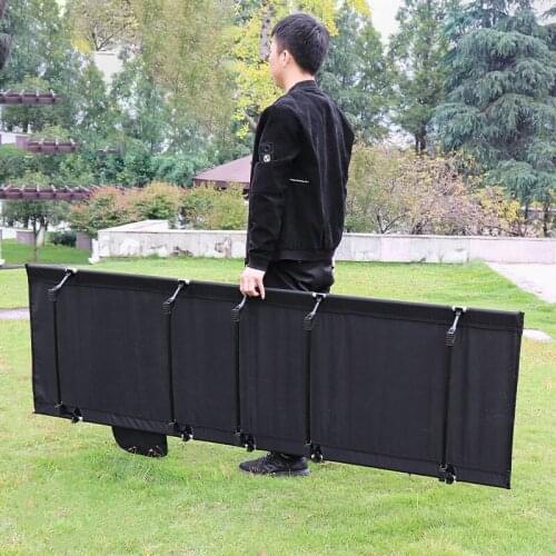 Portable Camping Cot Folding Chaise Lounge Chair for Outdoor Indoor Foldable Bed Heavy-Duty Single Person Nap Recliner