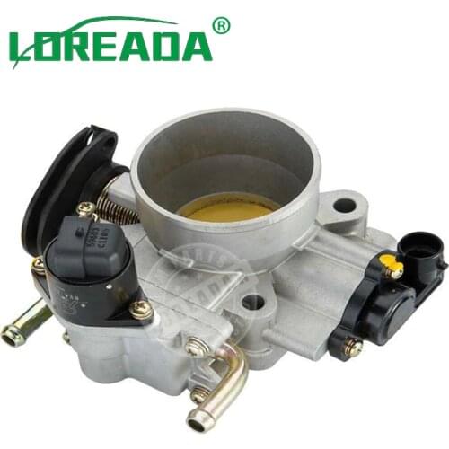 LOREADA Mechinal Throttle body Assembly with sensor and IAC for BYD Bi Yang De F3 Engine DELPHI system Bore size 50mm
