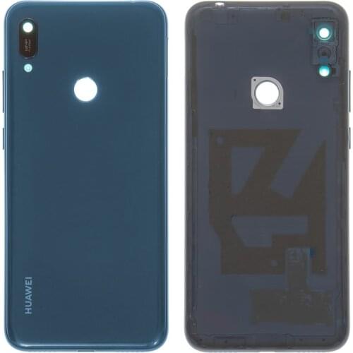 Housing Back Battery Cover Replacement compatible with Huawei Y6 (2019), Y6 Prime (2019), ( With Camera Lens With Side Button)