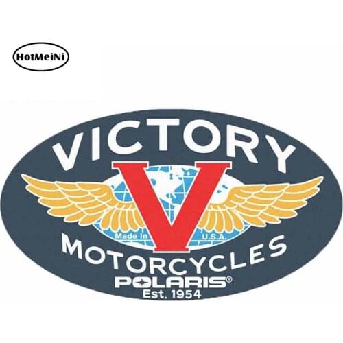 HotMeiNi 13cm x 7.3cm For VICTORY MOTORCYCLES Custom Car Sticker Personality Street Signs Vinyl Car Wrap Decal Decoration