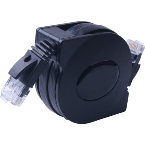 Retractable Network Cable Cat6 Lan Cable RJ45 Cable Ethernet Patch Cord 1m 2m For XBox PS2 PS3 Router Laptop CAT6 Cable