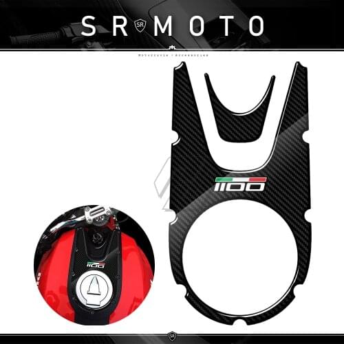 3D Carbon-look Motorcycle Gas Tank Pad Protector Case for Ducati Monster 1100 Evo 2008-2014