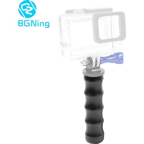 1/4" Tripod Mount CNC Handle Hand Grip Diving Monopod Stick for Underwater Stabilizer Tray Rig for GoPro XiaoYi Action Cameras